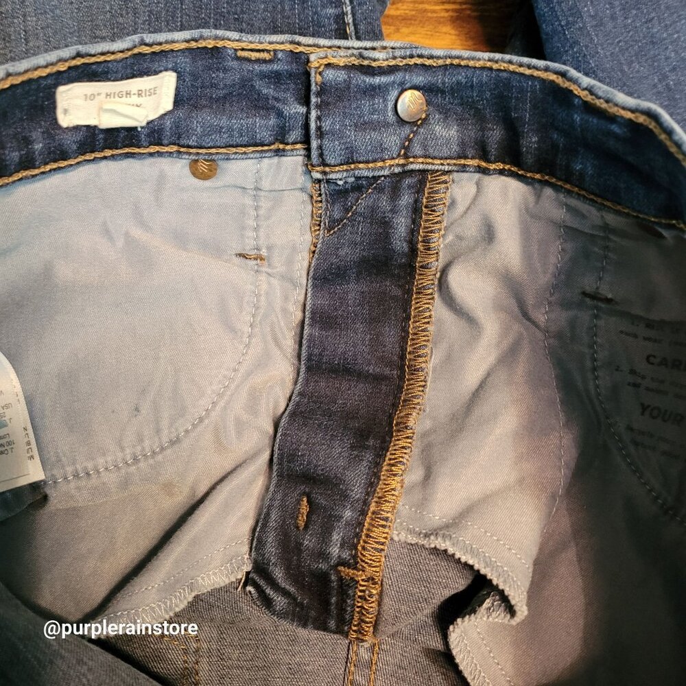 Madewell Jeans 28 Skinny 10" High Rise Hayes Wash F4684 Tummy Control Stretch - Picture 4 of 12